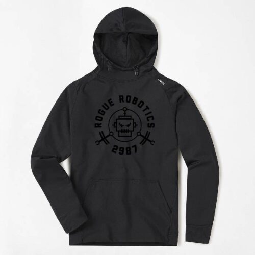 Farmington Robotics - Black 3D Embroidered UNRL Crossover Hoodie II