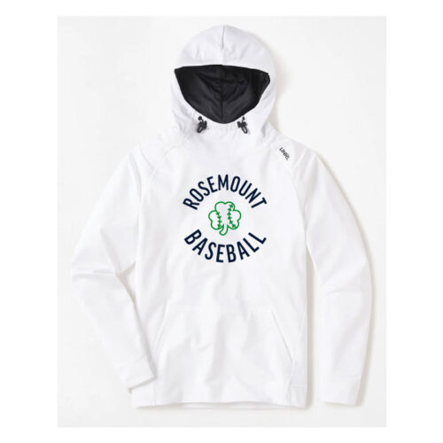 Rosemount Baseball - 3D Embroidered UNRL Crossover Hoodie II - Image 3