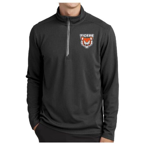 Farmington Special Olympics - Black Embroidered 1/4 Zip Pullover (ST850)