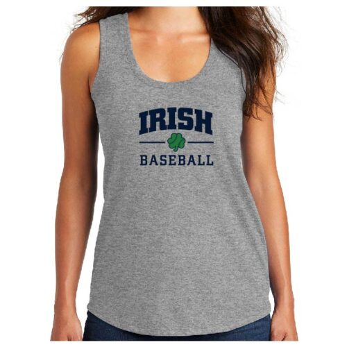 RHS Baseball - Printed Women’s Perfect Tri Racerback Tank - Irish Block (DM138L) - Image 2