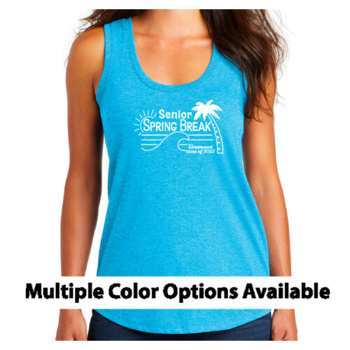 Senior Spring Break - Printed Women’s Perfect Tri Racerback Tank (DM138L)