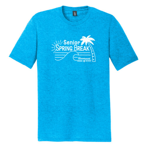 Senior Spring Break - Printed Tri-Blend Shirt (DM130) - Image 3