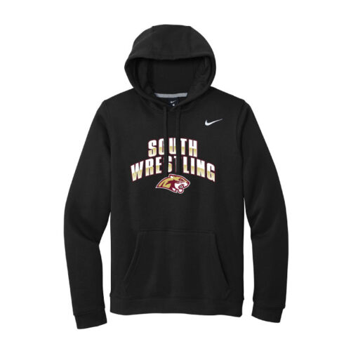 Lakeville South Wrestling - **PLAYERS ONLY** Printed Black Nike Fleece Hoodie (CJ1611)