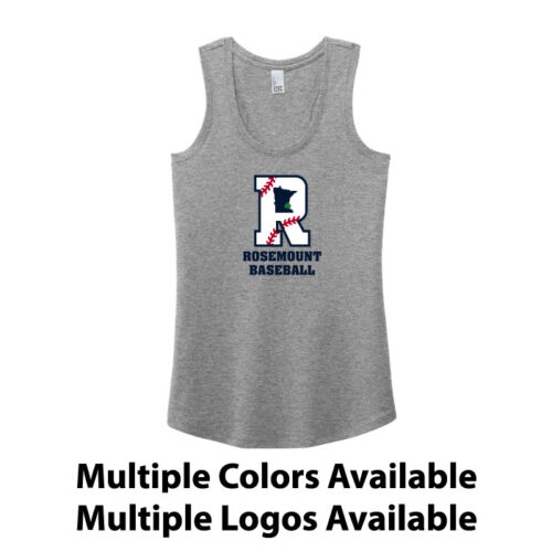 Rosemount Baseball - Printed Women’s Perfect Tri Racerback Tank (DM138L)