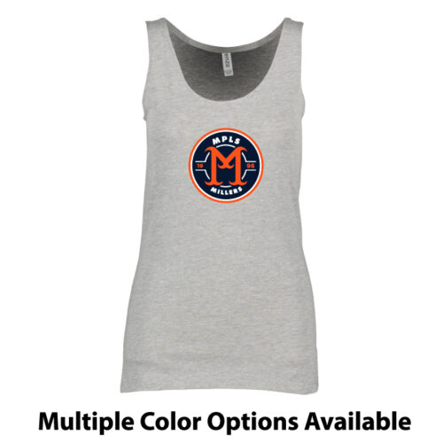 Minneapolis Millers Baseball - Printed Women’s Perfect Tri Racerback Tank (EZ031)