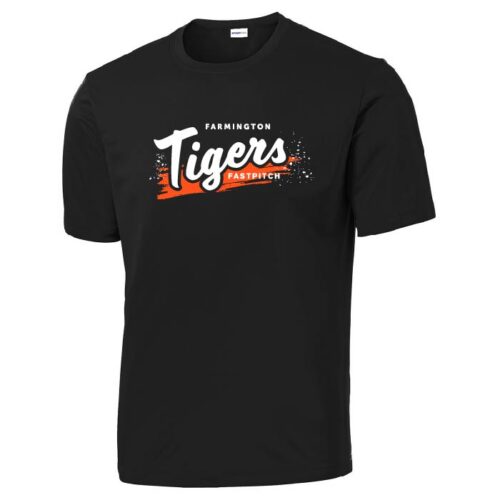 Farmington Fastpitch - Black Printed Performance Tee (ST350)