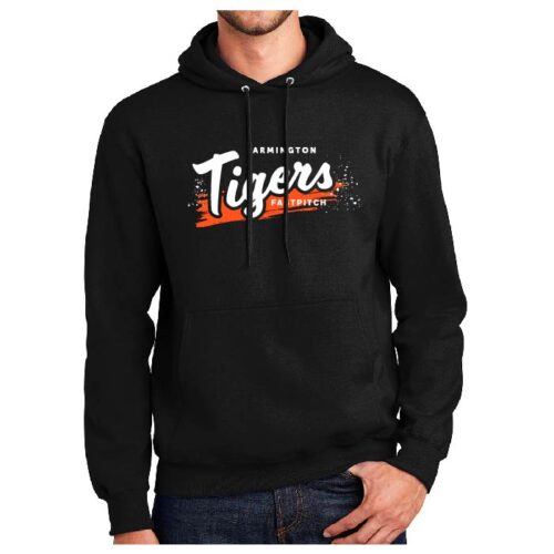 Farmington Fastpitch - Black Printed Pullover Hoodie (PC90H)