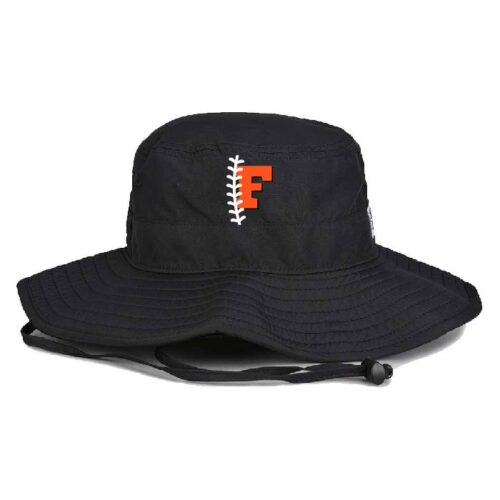 Farmington Fastpitch - Black Embroidered Boonie Cap (1944)