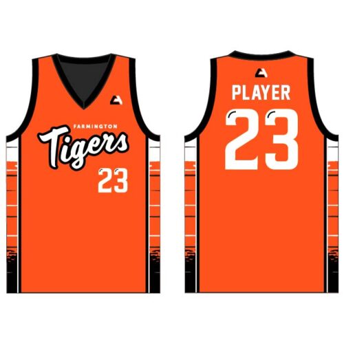 Farmington Fastpitch - Full-Dye Orange Sleeveless Team Jersey