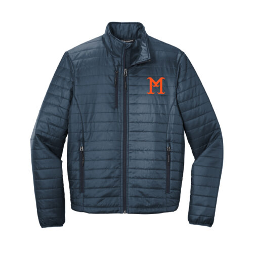 Minneapolis Millers Baseball - Regatta Blue Embroidered Packable Puffy Jacket (J850)