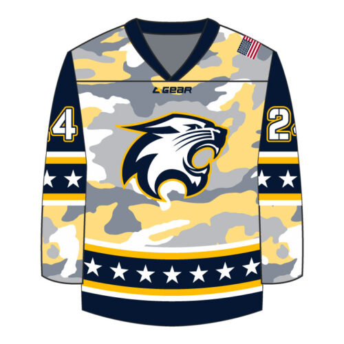 River Falls HS Hockey - Camo Military Appreciation Hockey Jersey