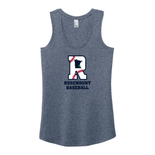 Rosemount Baseball - Printed Women’s Perfect Tri Racerback Tank (DM138L) - Image 2