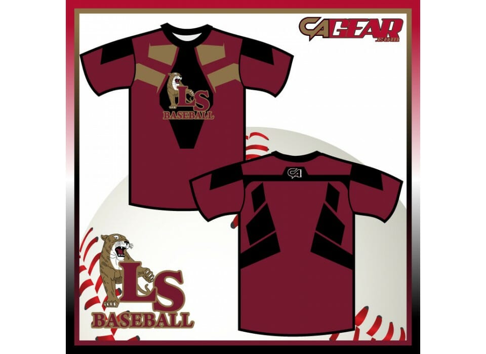 Lakeville South Baseball Full Dye Tshirt | Custom Apparel Inc.