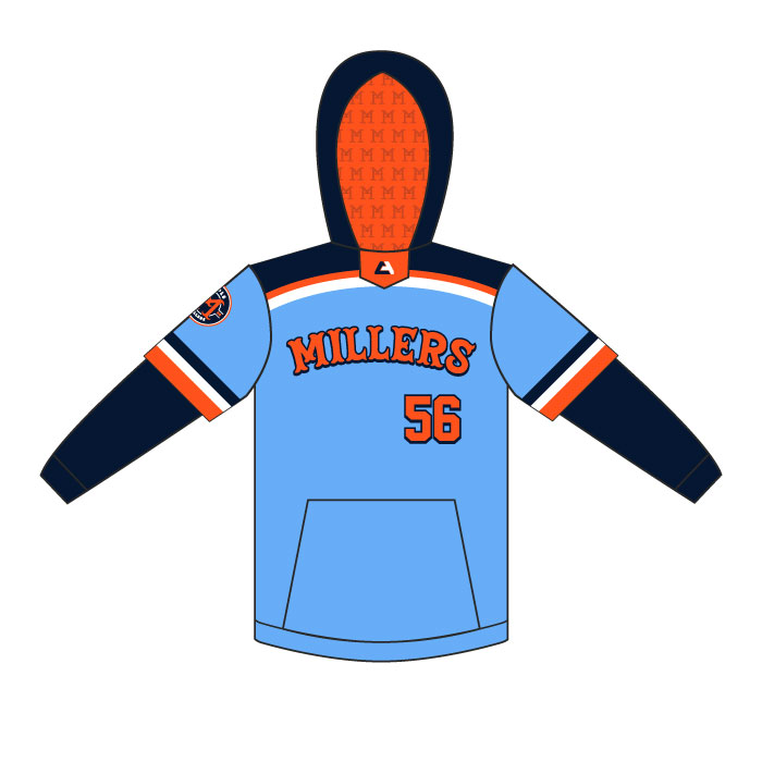 Minneapolis Millers Baseball - Full-Dye Crew Neck Pullover