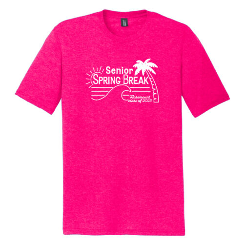 Senior Spring Break - Printed Tri-Blend Shirt (DM130) - Image 2