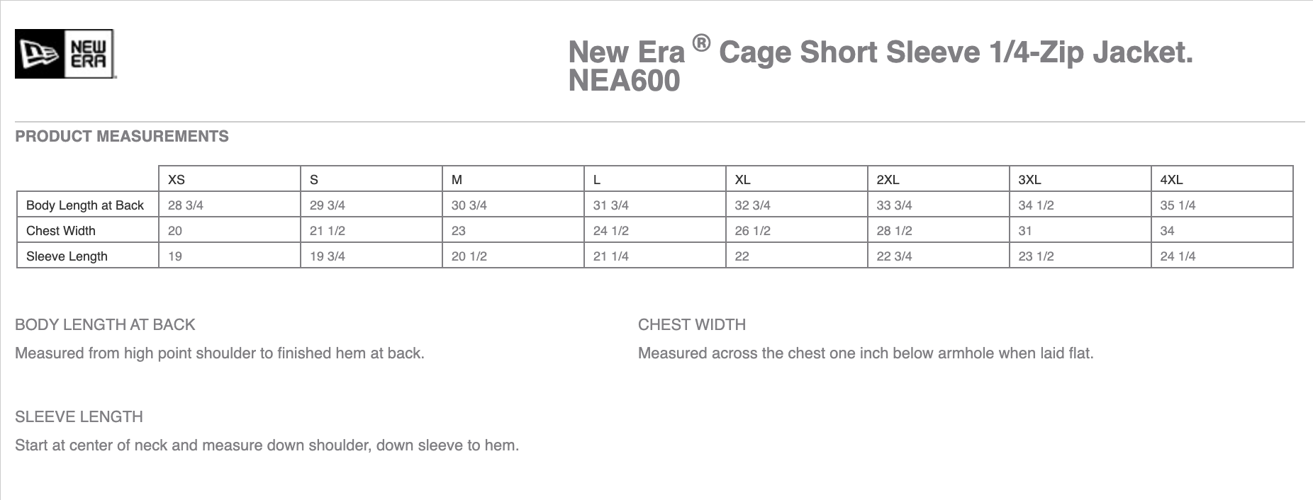 Mens Short Sleeve 1/4 Zip Cage Jacket W/logo 4X / White / NEA600-LIF