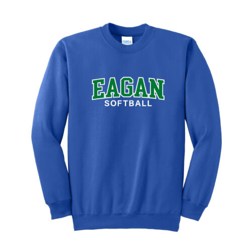 Eagan High School Softball - Printed Fleece Crewneck Sweatshirt (PC90) - Image 2