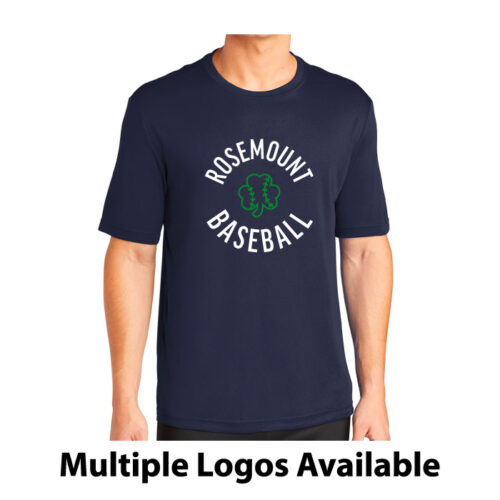 Rosemount Baseball - Navy Printed Performance Tee (ST350)