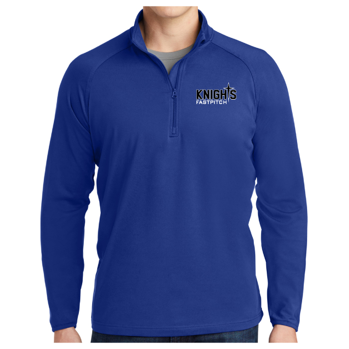 Knights Fastpitch - Royal Blue Embroidered 1/4 Zip Pullover (ST850 ...