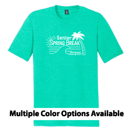 Senior Spring Break - Printed Tri-Blend Shirt (DM130)