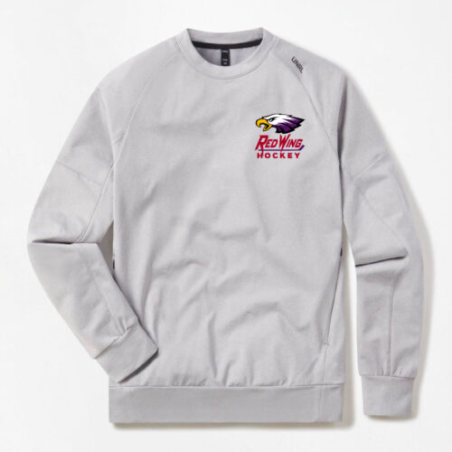 Red Wing Hockey - Heather Gray Embroidered UNRL Crossover Crewneck