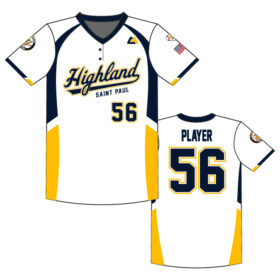Highland Baseball - White with Navy Piping Uniform Knickers