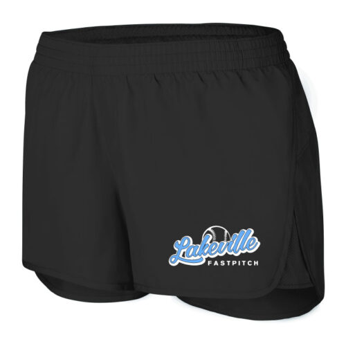 Lakeville Fastpitch - Black Girls' Printed Wayfarer Shorts (2431)